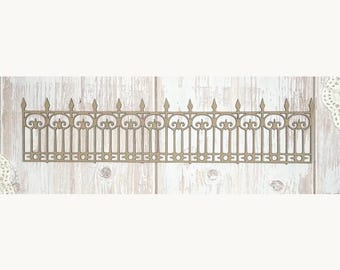 Scrapaholics Chipboard - Ornate Fence