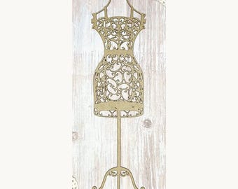 Scrapaholics Chipboard - Dress Form 1