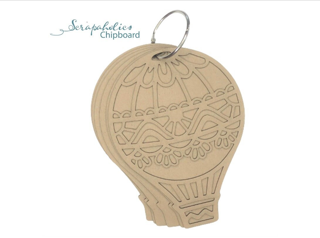 Chipboard Mini Album - Hot Air Balloon
