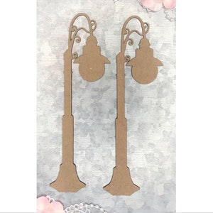 Scrapaholics Chipboard - Lamp Posts 2