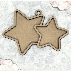 Scrapaholics Chipboard - Sternanhänger
