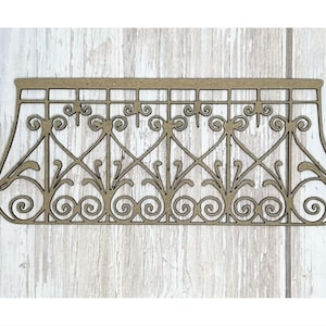 Scrapaholics Chipboard - Balcony Fence