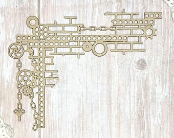 Scrapaholics Chipboard - Junkyard Corner