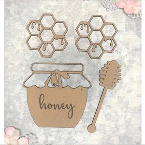 Scrapaholics Spaanplaat - Honing Jar Set