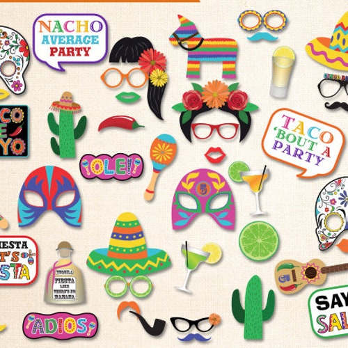 Cinco De Mayo Photo Booth Prop Mexican Fiesta Photo Booth - Etsy