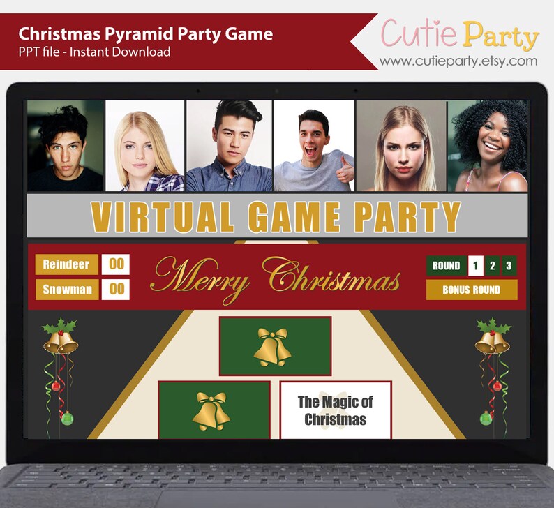 Christmas Pyramid Trivia Game: Interactive Family Fun (powerpoint ...