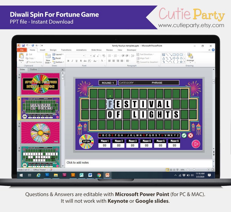 Wheel Of Fortune Diwali Wheel Of Fortune Diwali Trivia Quiz Etsy