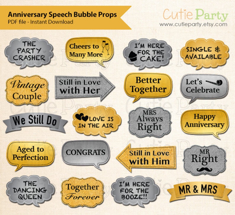The Instant Anniversary Speech