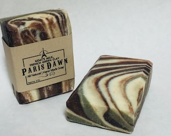 Paris Dawn: All Natural Goat's Milk Chocolate Mint Soap