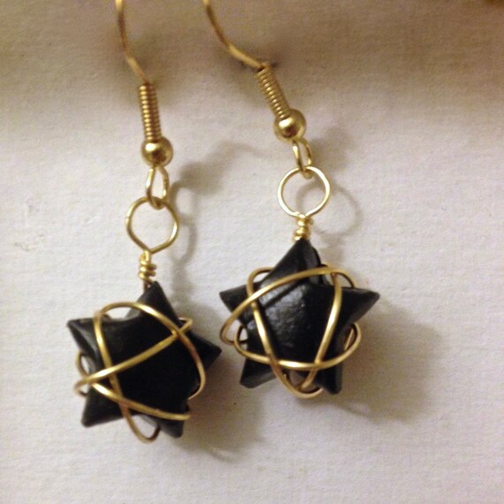 ピアス Star Orbit Earrings Star Orbit Origami Earrings - Etsy