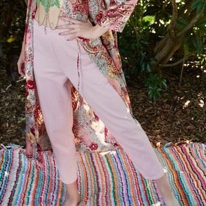 80s Pink Sweat Pants - 90s Workout Fleece Pants - Cotton pastel sweat Pants - Soft Pink Fleece Pants - 90s pink pajama pants