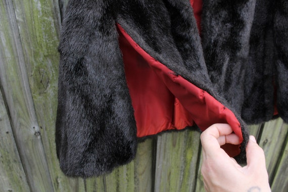 60s Faux Fur Capelet -  VINTAGE Faux Fur - Faux F… - image 10