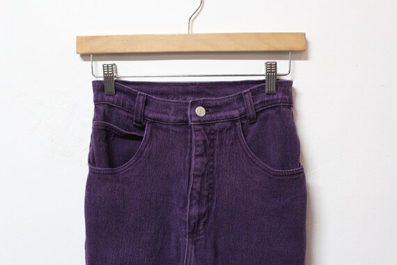 90s Purple Jeans - Size 24 Vintage Jeans - Vintage