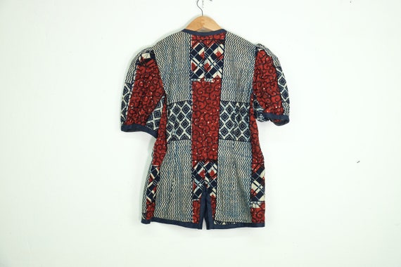 70s Bohemian Blouse - Puff Sleeved Boho Blouse - … - image 4