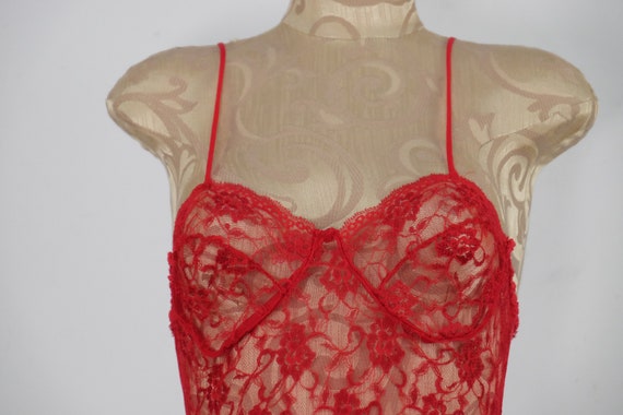 80s Lace Lingerie Bodysuit - Wolf of Wall Street … - image 3