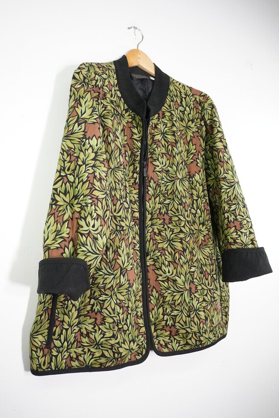 90s Boho Suede Patchwork Jacket - 90s Bob Mackie … - image 3