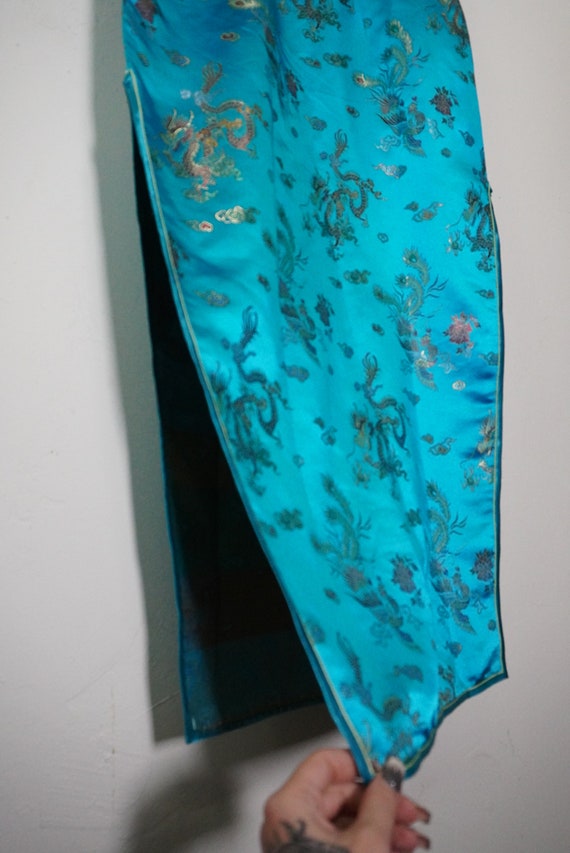 Vintage Asian Silk Dress - Silk Costume Dress - S… - image 6
