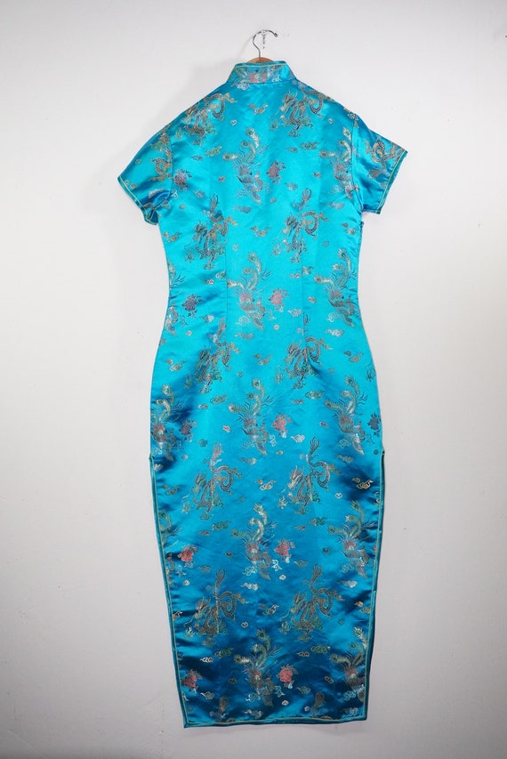 Oriental silky shirt dress - s-L main image 0