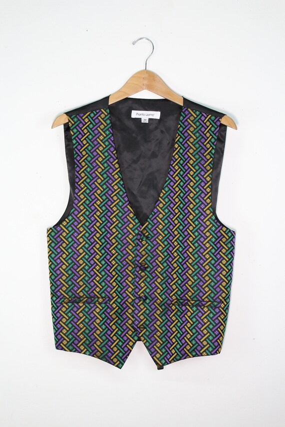 Mens Heady Mardi Gras Vest - Mens Eveningwear - Co