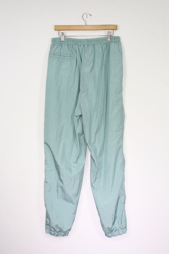 90s Unisex Sage Track Pants - Vintage Track Pants… - image 7