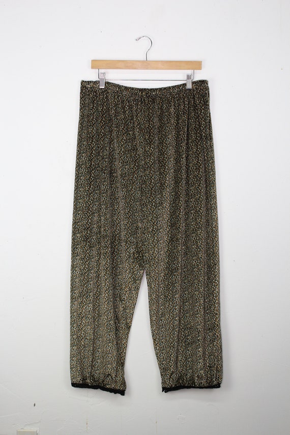 Velvet Cheetah Lounge Pants - Cheetah Print Velvet