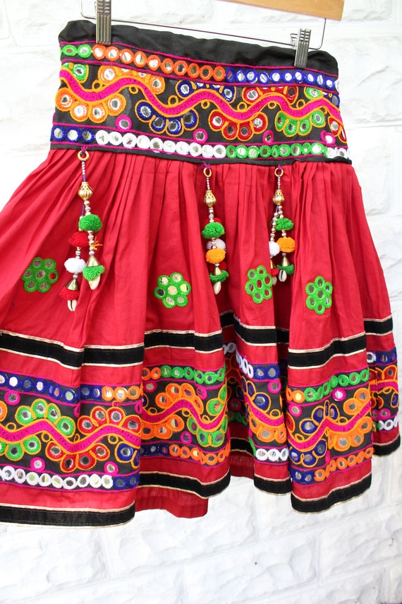 Embellished Costume Skirt - Indian Style Skirt - E