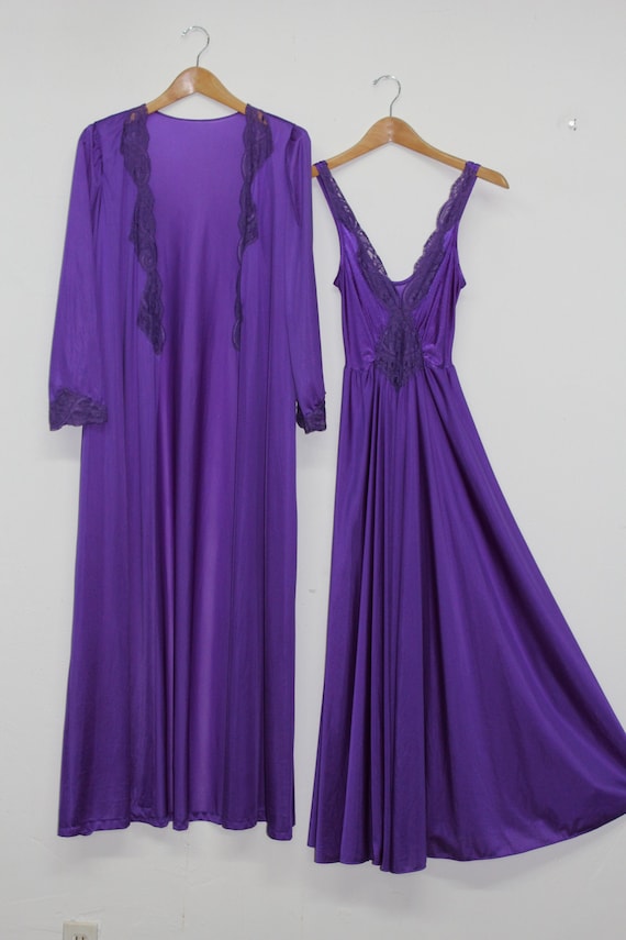 70s Purple Matching Lounge Set - Vintage Purple Ro