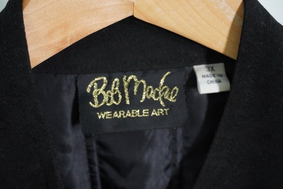 90s Boho Suede Patchwork Jacket - 90s Bob Mackie … - image 7