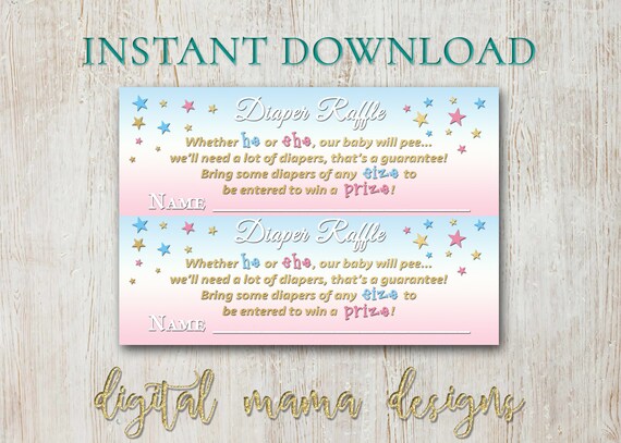 instant-download-gender-reveal-diaper-raffle-invitation-etsy