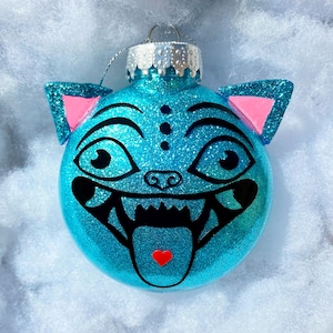 Inspired Kpop Demon Hunters Plastic Ornaments, Derpy Tiger Christmas Ornament, Huntrix Saja Boys Ornament, Kpop Demon Hunters Christmas Gift