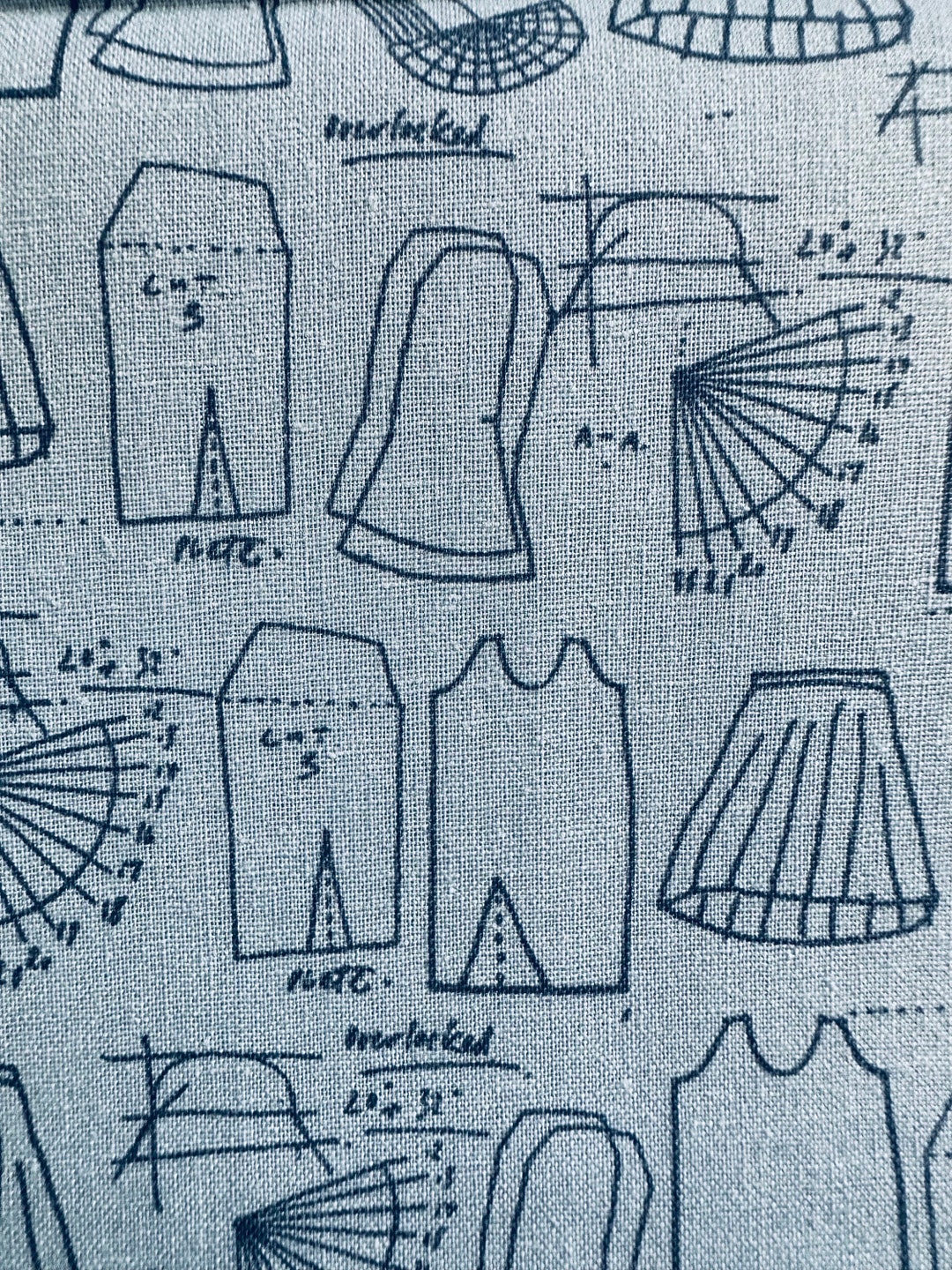 Cotton Fabric Sewing Patterns Fabric Sewing and Crafts - Etsy