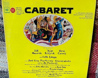 Cabaret Original Broadway Cast Vinyl LP Record Soundtrack Original Press