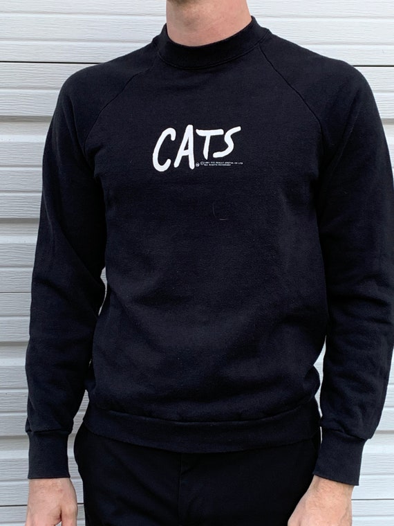 Vintage Cats Broadway Musical Sweatshirt Size Smal