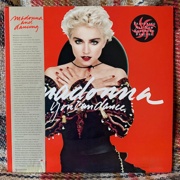 You Can Dance Remix Album LP Madonna Vinyl Record