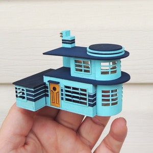 1:144 Scale Art Deco Dollhouse KIT