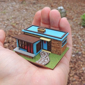 1:144 Scale MCM Dollhouse KIT image 2