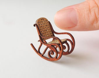 1:48 Miniature Bentwood Rocking Chair KIT