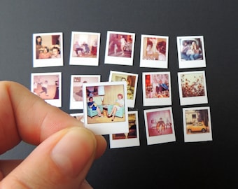 Fotografias em miniatura na escala 1:6