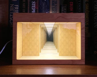 The Backrooms Infinity Mirror Diorama