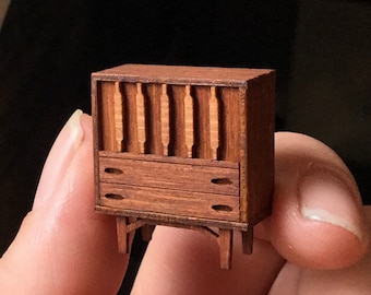 Kit de guarda-roupa em miniatura na escala 1:48