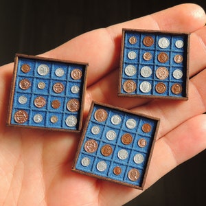 1:12 and 1/6 Scale Miniature Coin Collection