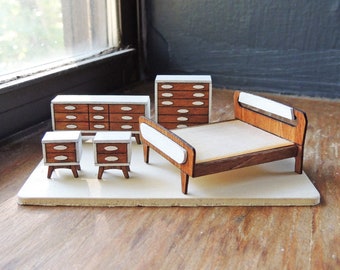 Kit de quarto MOD em miniatura na escala 1:48