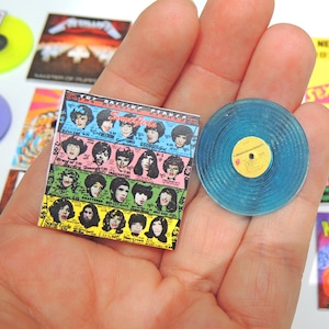 1:12 Miniature Colored Vinyl Record