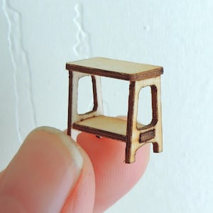 1:48 Miniature MCM Side Table KIT