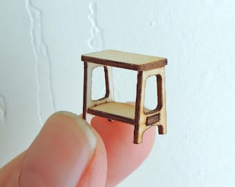 1:48 Miniature MCM Side Table KIT
