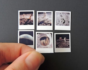 Fotos em miniatura da aterrissagem na Lua em escala 1:6