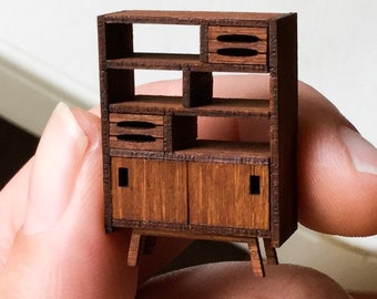 1:48 Miniature Bookcase KIT