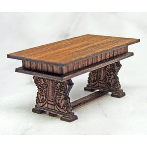 1:48 Carved Gothic Table KIT