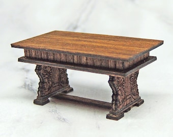 1:48 Carved Gothic Table KIT