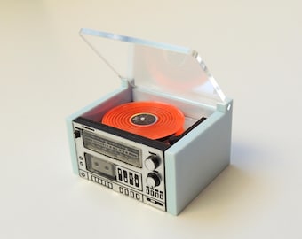 1:12 Miniature Retro Record Player